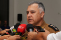 A temporada de verão no Paraná fechou os primeiros 30 dias e os serviços do Governo do Estado foram marcantes ao proporcionarem mais segurança, alternativas de lazer e serviços gratuitos ao veranista. Na foto, o Coordenador da Operação Verão Paraná 2018/2019 e Comandante do 6° Comando Regional da PM (6° CRPM), coronel Valterlei Mattos de Souza. - Litoral do Paraná, Operação Verão, 22/01/2019 - Foto: Divulgação PMPR