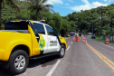 A fiscalização das equipes do Batalhão de Polícia Rodoviária (BPRv) nas rodovias estaduais que cortam o Litoral do Paraná flagrou mais de 7 mil veículos com velocidade acima do permitido na via e duas pessoas perderam a vida vítimas de atropelamento nos primeiros 30 dias do verão (de 21 de dezembro à 21 de janeiro). O balanço do Batalhão aponta ainda que houve aumento de 17,91% nos acidentes e de 4,55% de pessoas feridas em comparação com o mesmo período da temporada anterior.- - Foto: BPRv