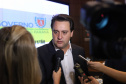 Governador Carlos Massa Ratinho Junior durante reunião com a equipe de governo. Curitiba,29/01/2019 - Foto: Rodrigo Felix Leal/ANPr