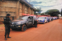Agentes penitenciários que integram o quadro efetivo do Estado participaram do terceiro curso de escolta prisional realizado na cidade de Maringá. O objetivo foi capacitar esses servidores para compor os grupos especializados do Setor de Escolta Prisional do Departamento Penitenciário do Paraná (Depen).  Foto: Divulgação/Depen
