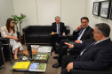 O governador Carlos Massa Ratinho Junior cumpriu nesta quarta-feira (30) em Brasília agenda com ministros de Estado, autoridades do Poder Judiciário e órgãos de fiscalização. - Brasília, 30/01/2019 - Foto: Divulgação ANPr