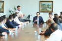 O Governador do Estado, Carlos Massa Ratinho Junior, assina o decreto que transfere a sede do governo para Cascavel, durante o Show Rural.
Curitiba,31/01/2019. Foto:Rodrigo Felix Leal/ANPr