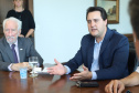 O Governador do Estado, Carlos Massa Ratinho Junior, assina o decreto que transfere a sede do governo para Cascavel, durante o Show Rural.
Curitiba,31/01/2019. Foto:Rodrigo Felix Leal/ANPr