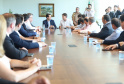 O Governador do Estado, Carlos Massa Ratinho Junior, assina o decreto que transfere a sede do governo para Cascavel, durante o Show Rural.
Curitiba,31/01/2019. Foto:Rodrigo Felix Leal/ANPr