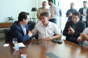 O Governador do Estado, Carlos Massa Ratinho Junior, assina o decreto que transfere a sede do governo para Cascavel, durante o Show Rural.
Curitiba,31/01/2019. Foto:Rodrigo Felix Leal/ANPr