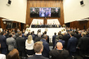 O governador Carlos Massa Ratinho Junior participou nesta sexta-feira (01) da solenidade de posse dos 54 deputados estaduais na Assembleia Legislativa do Paraná. - Curitiba, 01/02/2019 - Foto: Rodrigo Félix Leal/ANPr