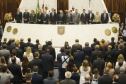 Governador Carlos Massa Ratinho Junior participa, na Assembleia Legislativa do Estado Paraná da abertura dos trabalhos legislativos de 2019. - Curitiba, 01/02/2019 - Foto: Arnaldo Alves/ANPr