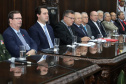 O governador Carlos Massa Ratinho Junior participou nesta sexta-feira (01) da posse da cúpula diretiva do Tribunal de Justiça do Paraná. O desembargador Adalberto Xisto Pereira assume a presidência do órgão para o biênio 2019-2020, no lugar do desembargador Renato Braga Bettega. - Curitiba, 01/02/2019 - Foto: Rodrigo Félix Leal/ANPr.