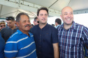 O governador Carlos Massa Ratinho Junior e o prefeito de Curitiba, Rafael Greca, inauguraram neste sábado (02) um parque esportivo no Bairro Novo. A estrutura conta com quadra de futebol com grama sintética, pista de skate com oito obstáculos e quadra poliesportiva. Curitiba,02/02/2019 - Foto: Rodrigo Félix Leal/ANPr