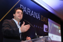 O governador Carlos Massa Ratinho Júnior afirmou nesta terça-feira (5) que o objetivo da nova gestão é transformar o Paraná em um Estado inovador, inteligente e tecnológico. A declaração foi dada para cerca de 100 investidores reunidos no Paraná Day, um evento inédito no País e que é realizado em Curitiba pela XP Investimentos. - Curitiba, 05/02/2019 - Foto: Rodrigo Félix Leal