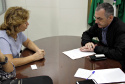 O diretor-geral da Secretaria de Estado do Desenvolvimento Urbano, Francisco dos Santos, reuniu-se nesta terça-feira (05) com a prefeita de Cruzeiro do Oeste, Helena Bertoco, para falar sobre novos projetos para o município e acompanhar os estágios atuais de acordos firmados anteriormente . Foto:Divulgalção/SEDU