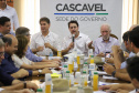 Governador Carlos Massa Ratinho Júnior coordena reunião do secretariado durante o Show Rural - Cascavel, 07/02/2019 - Foto: José Fernando Ogura/ANPr