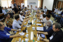 Governador Carlos Massa Ratinho Júnior coordena reunião do secretariado durante o Show Rural - Cascavel, 07/02/2019 - Foto: José Fernando Ogura/ANPr