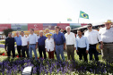 O governador Carlos Massa Ratinho Junior recebe a ministra da Agricultura, Pecuária e Abastecimento, Tereza Cristina, no Show Rural Coopavel. - Cascavel, 08/02/2019 - Foto: Arnaldo Alves/ANPr
