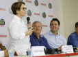 O governador Carlos Massa Ratinho Junior recebe a ministra da Agricultura, Pecuária e Abastecimento, Tereza Cristina, no Show Rural Coopavel. - Cascavel, 08/02/2019 - Foto: Arnaldo Alves/ANPr