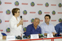 O governador Carlos Massa Ratinho Junior recebe a ministra da Agricultura, Pecuária e Abastecimento, Tereza Cristina, no Show Rural Coopavel. - Cascavel, 08/02/2019 - Foto: Arnaldo Alves/ANPr
