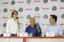 O governador Carlos Massa Ratinho Junior recebe a ministra da Agricultura, Pecuária e Abastecimento, Tereza Cristina, no Show Rural Coopavel. - Cascavel, 08/02/2019 - Foto: Arnaldo Alves/ANPr
