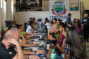 Feira Paraná Cidadão leva serviços gratuitos à população de Campo Magro na região metropolitana de Curitiba. O mutirão oferta  gratuitamente para a população em geral, serviços como a emissão de carteira de identidade, CPF e carteira de trabalho, além da intermediação para vagas de emprego. Também ações em áreas como cidadania, direitos humanos, segurança, educação, saúde, habitação, social, de cultura, esporte e lazer. - Campo Magro, 07/02/2019 -Foto: Geraldo Bubniak/ANPr