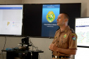 a Polícia Militar do Paraná lançou o APP 190 ? Emergência Paraná para o sistema iOS e também divulgou um balanço dos quatro meses de funcionamento do aplicativo, que está em uso em Curitiba e Região Metropolitana na versão para Android, lançada no início de outubro do ano passado. Na foto, o capitão Claudio Prus. - Curitiba, 11/02/2019 - Foto: Soldado Priscilla Carvalho