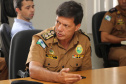 a Polícia Militar do Paraná lançou o APP 190 ? Emergência Paraná para o sistema iOS e também divulgou um balanço dos quatro meses de funcionamento do aplicativo, que está em uso em Curitiba e Região Metropolitana na versão para Android, lançada no início de outubro do ano passado. Na foto, o coronel Prates, chefe do Estado Maior da Polícia Militar do Paraná - Curitiba, 11/02/2019 - Foto: Soldado Priscilla Carvalho