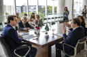 Governador Carlos Massa Ratinho Junior, recebe o Consul da Itália em Curitiba, Raffaele Festa. Curitiba, 11/02/2019. Foto: Maurilio Cheli/ANPr