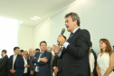 O governador Carlos Massa Ratinho Junior deu posse, em cerimônia no Palácio Iguaçu, ao secretário de Estado do Desenvolvimento Sustentável e Turismo, Marcio Nunes, e aos presidentes das autarquias vinculadas à pasta. Foram empossados os presidentes do Instituto Água e Terra, Everton Souza; do Simepar, Eduardo Alvin; da Paraná Desenvolvimento, Eduardo Bekin; e da Paraná Turismo, João Jacob Mehl. - Curitiba, 12/02/2019 - Foto: Rodrigo Félix Leal/ANPr