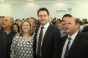 O governador Carlos Massa Ratinho Junior deu posse, em cerimônia no Palácio Iguaçu, ao secretário de Estado do Desenvolvimento Sustentável e Turismo, Marcio Nunes, e aos presidentes das autarquias vinculadas à pasta. Foram empossados os presidentes do Instituto Água e Terra, Everton Souza; do Simepar, Eduardo Alvin; da Paraná Desenvolvimento, Eduardo Bekin; e da Paraná Turismo, João Jacob Mehl. - Curitiba, 12/02/2019 - Foto: Rodrigo Félix Leal/ANPr