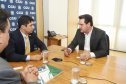 O governador Carlos Massa Ratinho Junior reuniu-se nesta terça-feira (12), em Brasília, com o ministro da Controladoria-Geral da União, Wagner de Campos Rosário, para apresentar o Programa Estadual de Integridade e Compliance, do Governo do Paraná. O controlador-geral do Estado, Raul Siqueira, também participou.  -  BRasília, 12/02/2019  -  Foto: Rodrigo Félix Leal/ANPr