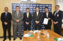 O governador Carlos Massa Ratinho Junior reuniu-se nesta terça-feira (12), em Brasília, com o ministro da Controladoria-Geral da União, Wagner de Campos Rosário, para apresentar o Programa Estadual de Integridade e Compliance, do Governo do Paraná. O controlador-geral do Estado, Raul Siqueira, também participou.  -  BRasília, 12/02/2019  -  Foto: Rodrigo Félix Leal/ANPr