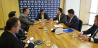 O governador Carlos Massa Ratinho Junior reuniu-se nesta terça-feira (12), em Brasília, com o ministro da Controladoria-Geral da União, Wagner de Campos Rosário, para apresentar o Programa Estadual de Integridade e Compliance, do Governo do Paraná. O controlador-geral do Estado, Raul Siqueira, também participou.Foto: Rodrigo Felix Leal/ANPr