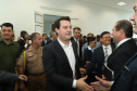 Governador Carlos Massa Ratinho Júnior dá posse ao secretário de Estado da Infrestrurura e Logística, Sandro Alex, e ao diretor do Departamento de Estradas e Rodagem (DER), João Alfredo zampieri - Curitiba, 13/02/2019 - Foto: Rodrigo Félix Leal/ANPr