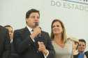 Governador Carlos Massa Ratinho Júnior dá posse ao secretário de Estado da Infrestrurura e Logística, Sandro Alex, e ao diretor do Departamento de Estradas e Rodagem (DER), João Alfredo zampieri - Curitiba, 13/02/2019 - Foto: Rodrigo Félix Leal/ANPr