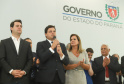 Governador Carlos Massa Ratinho Júnior dá posse ao secretário de Estado da Infrestrurura e Logística, Sandro Alex, e ao diretor do Departamento de Estradas e Rodagem (DER), João Alfredo zampieri - Curitiba, 13/02/2019 - Foto: Rodrigo Félix Leal/ANPr