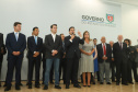 Governador Carlos Massa Ratinho Júnior dá posse ao secretário de Estado da Infrestrurura e Logística, Sandro Alex, e ao diretor do Departamento de Estradas e Rodagem (DER), João Alfredo zampieri - Curitiba, 13/02/2019 - Foto: Rodrigo Félix Leal/ANPr
