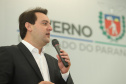 Governador Carlos Massa Ratinho Júnior dá posse ao secretário de Estado da Infrestrurura e Logística, Sandro Alex, e ao diretor do Departamento de Estradas e Rodagem (DER), João Alfredo zampieri - Curitiba, 13/02/2019 - Foto: Rodrigo Félix Leal/ANPr
