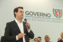 Governador Carlos Massa Ratinho Júnior dá posse ao secretário de Estado da Infrestrurura e Logística, Sandro Alex, e ao diretor do Departamento de Estradas e Rodagem (DER), João Alfredo zampieri - Curitiba, 13/02/2019 - Foto: Rodrigo Félix Leal/ANPr