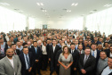 Governador Carlos Massa Ratinho Júnior dá posse ao secretário de Estado da Infrestrurura e Logística, Sandro Alex, e ao diretor do Departamento de Estradas e Rodagem (DER), João Alfredo zampieri - Curitiba, 13/02/2019 - Foto: Rodrigo Félix Leal/ANPr