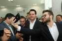 Governador Carlos Massa Ratinho Júnior dá posse ao secretário de Estado da Infrestrurura e Logística, Sandro Alex, e ao diretor do Departamento de Estradas e Rodagem (DER), João Alfredo zampieri - Curitiba, 13/02/2019 - Foto: Rodrigo Félix Leal/ANPr
