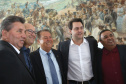 Governador Carlos Massa Ratinho Júnior dá posse ao secretário de Estado da Infrestrurura e Logística, Sandro Alex, e ao diretor do Departamento de Estradas e Rodagem (DER), João Alfredo zampieri  -  Curitiba, 13/02/2019  -  Foto: Jaelson Lucas/ANPr