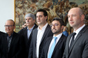Governador Carlos Massa Ratinho Júnior dá posse ao secretário de Estado da Infrestrurura e Logística, Sandro Alex, e ao diretor do Departamento de Estradas e Rodagem (DER), João Alfredo zampieri  -  Curitiba, 13/02/2019  -  Foto: Jaelson Lucas/ANPr