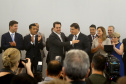 Governador Carlos Massa Ratinho Júnior dá posse ao secretário de Estado da Infrestrurura e Logística, Sandro Alex, e ao diretor do Departamento de Estradas e Rodagem (DER), João Alfredo zampieri  -  Curitiba, 13/02/2019  -  Foto: Jaelson Lucas/ANPr