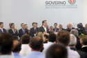 Governador Carlos Massa Ratinho Júnior dá posse ao secretário de Estado da Infrestrurura e Logística, Sandro Alex, e ao diretor do Departamento de Estradas e Rodagem (DER), João Alfredo zampieri  -  Curitiba, 13/02/2019  -  Foto: Jaelson Lucas/ANPr