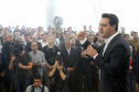 Governador Carlos Massa Ratinho Júnior dá posse ao secretário de Estado da Infrestrurura e Logística, Sandro Alex, e ao diretor do Departamento de Estradas e Rodagem (DER), João Alfredo zampieri  -  Curitiba, 13/02/2019  -  Foto: Jaelson Lucas/ANPr