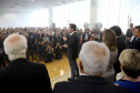 Governador Carlos Massa Ratinho Júnior dá posse ao secretário de Estado da Infrestrurura e Logística, Sandro Alex, e ao diretor do Departamento de Estradas e Rodagem (DER), João Alfredo zampieri  -  Curitiba, 13/02/2019  -  Foto: Jaelson Lucas/ANPr