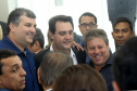 Governador Carlos Massa Ratinho Júnior dá posse ao secretário de Estado da Infrestrurura e Logística, Sandro Alex, e ao diretor do Departamento de Estradas e Rodagem (DER), João Alfredo zampieri  -  Curitiba, 13/02/2019  -  Foto: Jaelson Lucas/ANPr