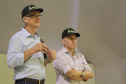 O secretário estadual da Agricultura e do Abastecimento Norberto Ortigara reforçou o apoio do Governo do Paraná para pequenos produtores em dois eventos na quarta-feira (13). DIA DE CAMPO NA LAPA -  Na Lapa, Ortigara participou da abertura do Dia de Campo da Cooperativa Agroindustrial Bom Jesus, evento destinado à troca de experiências e transferência de tecnologia, que deve receber, até sexta-feira, mais de seis mil associados.  Lapa, 13/02/2019  -  Foto: Gisele Barão/SEAB