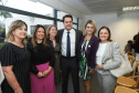 O governador Carlos Massa Ratinho Junior afirmou nesta sexta-feira (15) que o Governo do Estado vai incentivar negócios administrados por mulheres. Ele participou, em Curitiba, do encontro do grupo MEX Brasil – Espaço Mulheres Executivas e falou sobre o fortalecimento de linhas de crédito voltadas para o empreendedorismo feminino. Curitiba, 15/02/2019. Foto: Rodrigo Felix Leal/ANPr