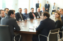 Governador Carlos Massa Ratinho Júnior recebe o presidente da Câmara dos Deputados, Rodrigo Maia. Curitiba, 15/02/2019. Foto: Rodrigo Felix Leal/ANPr