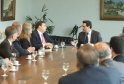 Governador Carlos Massa Ratinho Júnior recebe o presidente da Câmara dos Deputados, Rodrigo Maia. Curitiba, 15/02/2019. Foto: Rodrigo Felix Leal/ANPr