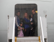 O secretário da Justiça, Família e Trabalho (Sejuf), Ney Leprevost recepcionou, nesta sexta feira, 15, um novo grupo de 109 venezuelanos que chegou à Curitiba. Os imigrantes vieram de Boa Vista (RR), em um avião da Força Aérea Brasileira (FAB), numa ação da Operação Acolhida.  -  Curitiba, 15/02/2019  -  Foto: Divulgação SEJUF